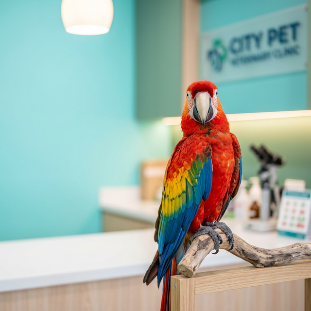 Beautiful Parrot at PawCare Pro